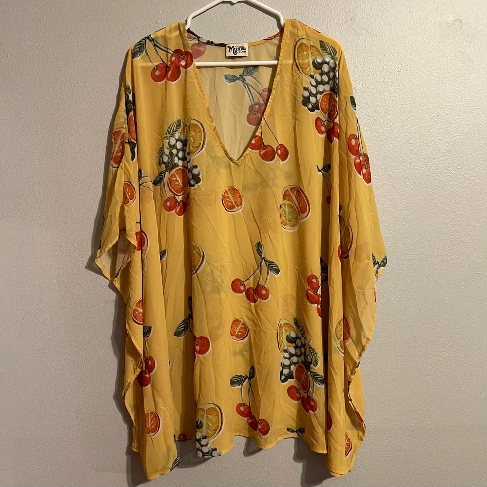 Show me your Mumu Fruit Caftan Coverup